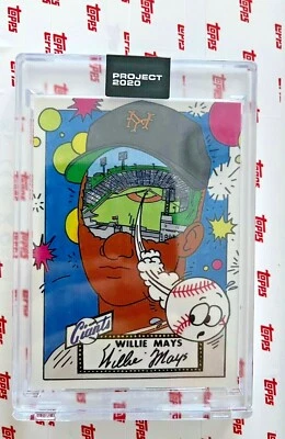 Topps PROJECT 2020 #288 - 1952 Willie Mays by Ermsy *IN HAND* PR 3018 - Image 1 of 2