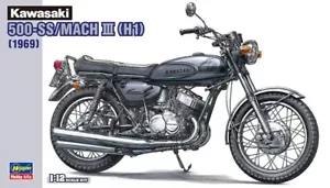 Hasegawa 1/12 Kawasaki 500-SS / Mach III (H1) BK10 21510 Plastic Model - Picture 1 of 5
