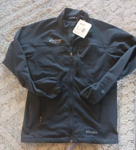 Marmot Softshell M3 Jacket New with Tags Large "Pucker Flavored Vodka" Black - Picture 1 of 7