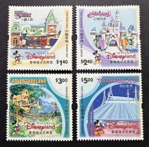 China Hong Kong 2003 Disneyland Mickey Mouse Cartoon 4v Stamps 中国香港迪士尼乐园邮票 - Picture 1 of 2