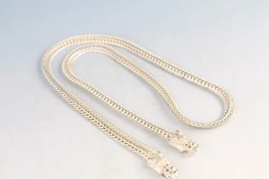 Colección China Tíbet Miao Plata Fundida a Mano Dragón Collar Regalo - Imagen 1 de 9