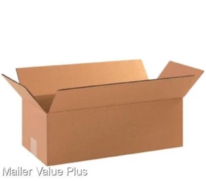 75 - 18 x 8 x 6 Shipping Boxes Packing Moving Storage Carton 18x8x6 Mailing Box - Picture 1 of 1