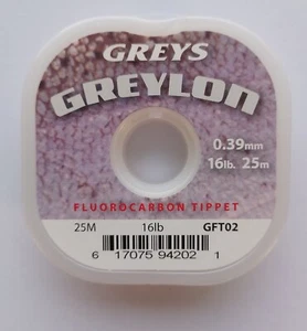 Greys Greylon Fluorocarbon Tippet Material. 25m Spool Of 16lb - Picture 1 of 1