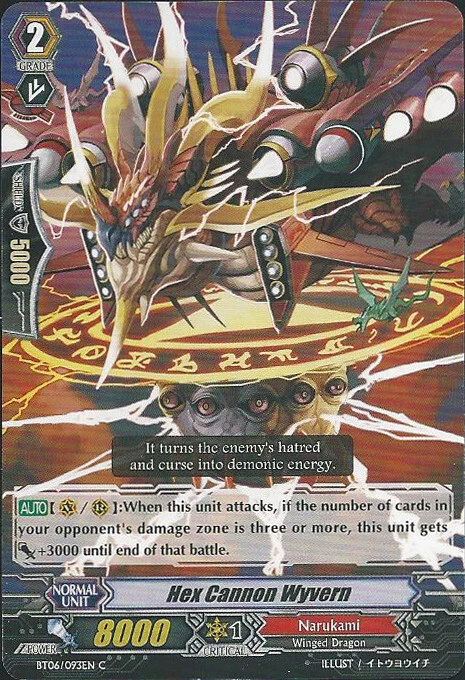 4 x Hex Cannon Wyvern - BT06/093EN - C Near Mint / Mint, English - Image 1 of 1