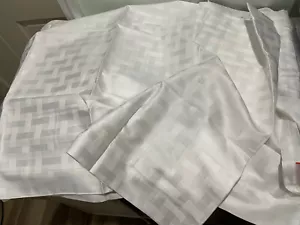 $490 Pratesi Italy Nuovo 2pz King Shams 100% Cotone Bianco 21”x37” Portofino - Foto 1 di 8