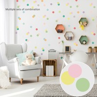Polka Dot Wall Stickers Art Decals Spots Circle For Children Kids Room Decor