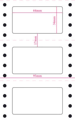 Box  RISPARMIO 5000 Etichette centro revisioni 64x34mm mod.TT956 a mod. continuo - Immagine 1 di 2