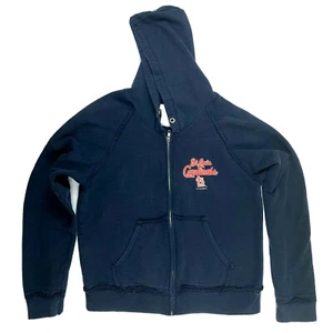 ST. LOUIS CARDINALS BASEBALL JACKET 2011 SIZE MEDIUM WOMEN'S ZIP UP HOODIE BLUE - Picture 1 of 8