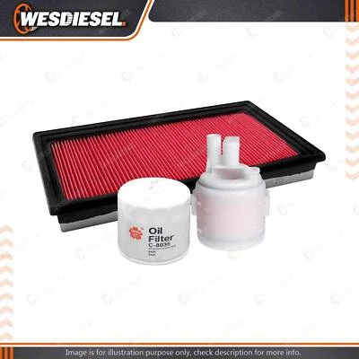 Sakura Filter Service Kit Oil Air Fuel for Nissan Stagea M35 2.5L V6 01-06/07 - image 1 of 2