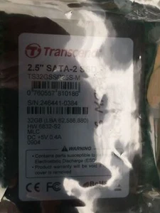 Kongsberg Transcend TS32GSSD25S-M 32 GB 2,5 inç SATA II Solid State Disk SSD - Picture 1 of 5