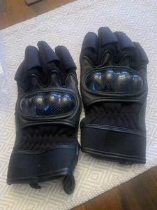 First Manufacturing Motorcycle Gloves Short Cuff Knuckle Pads M - Foto 1 di 6