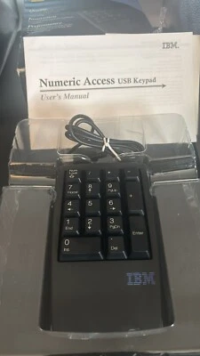 Vintage 2000 IBM 09N5546 Numeric Access Keypad USB Wired New Factory Sealed - Image 1 of 4