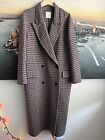 SANDRO Paris George Wool  Double Breasted Long Coat Size 40 (L)
