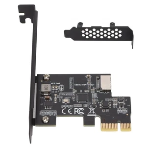 PCI-E To USB3.2 GEN1 Expansion Card Fast 5Gbps Front Type-E A-Key Adapter - Picture 1 of 14