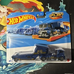 Hot Wheels 2025 Pista Flotta Mix 2 Blu Velocità Blaster HYT56-HF2EB - Foto 1 di 2