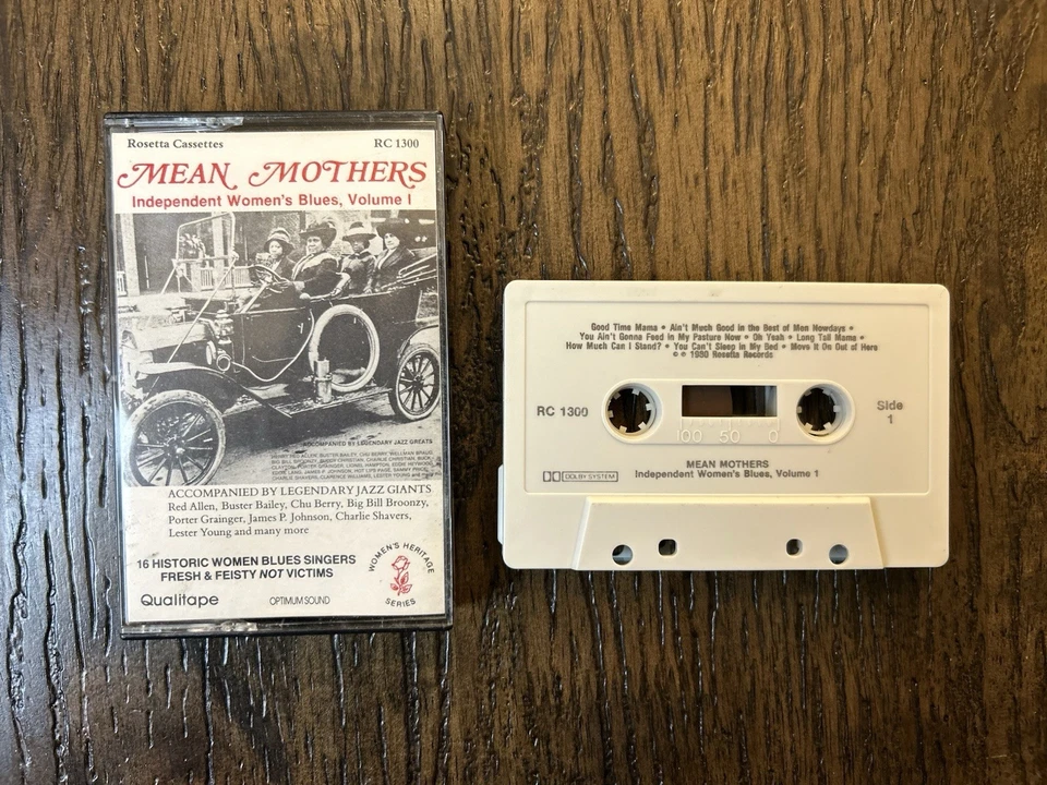 RARE OOP Mean Mothers: Women's Blues Vol 1 Cassette Tape RC 1300 Rosetta 1980s - Image 1 of 2