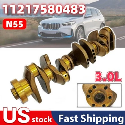 New N55 Engine Crankshaft 11217580483 for BMW 335i 435i 535i 135i N55 3.0L Turbo - Image 1 of 4