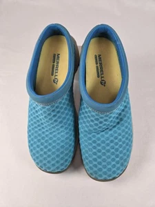Merrell Encore Breeze Maui Blue Slip On Clog Shoe Women’s 7 Cabaline Air Cushion - Picture 1 of 10
