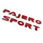 3D Logo Emblem Decal Front Hood Bonnet Red For Mitsubishi Pajero Sport 2015 18 Mitsubishi Montero