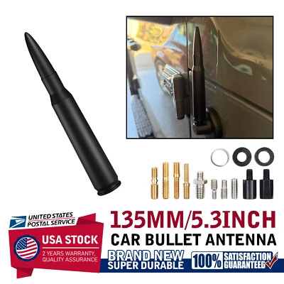 Antena bala de coche 50CAL con tornillos para Chevrolet Silverado 2500 HD Classic 2007 Foto 1 de 4
