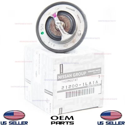 正品发动机冷却液恒温器 ⭐OEM⭐ 日产英菲尼迪 *请参阅兼容性 — 第 1/4 张图片