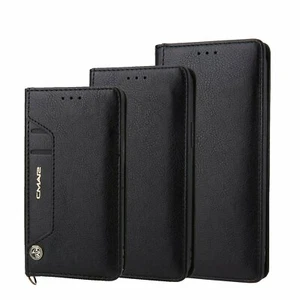 CMai2 Phones Case Lychee pattern Photo Frame Flip Leather Detachable Card Slots - Picture 1 of 15