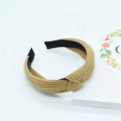 Diademas suaves de moda diademas nudo torcido diademas florales Alice Boho diadema Foto 1 de 4