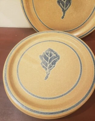 复古 Oneida 石器印度夏季 8 英寸沙拉盘 4 件套 — 第 1/2 张图片