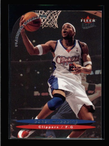 COREY MAGGETTE 2003/04 FLEER ULTRA #112 PLATINUM MEDALLION #051/100 ...
