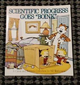 Calvin and Hobbes Scientific Progress Goes "Boink" A Collection 1991 - Picture 1 of 5