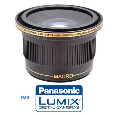  58MM X38   FISHEYE LENS+MACRO LENS FOR Panasonic Lumix DMC-G7 DMC-G7K - Image 1 of 4