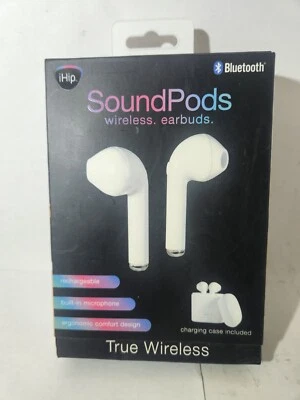 Auriculares y estuche inalámbricos verdaderos iHip Bluetooth SoundPods Foto 1 de 4