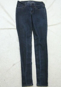 Blue Jeans Old Navy Womens 00 Denim Mid Rise Cotton 26" Waist X 30 Inseam O32 - Picture 1 of 6