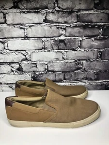 Thom McAn Buckley Tan Brown Loafer Slip On Sneaker Shoes Men’s Sz 13M US/46.5EU - Picture 1 of 18