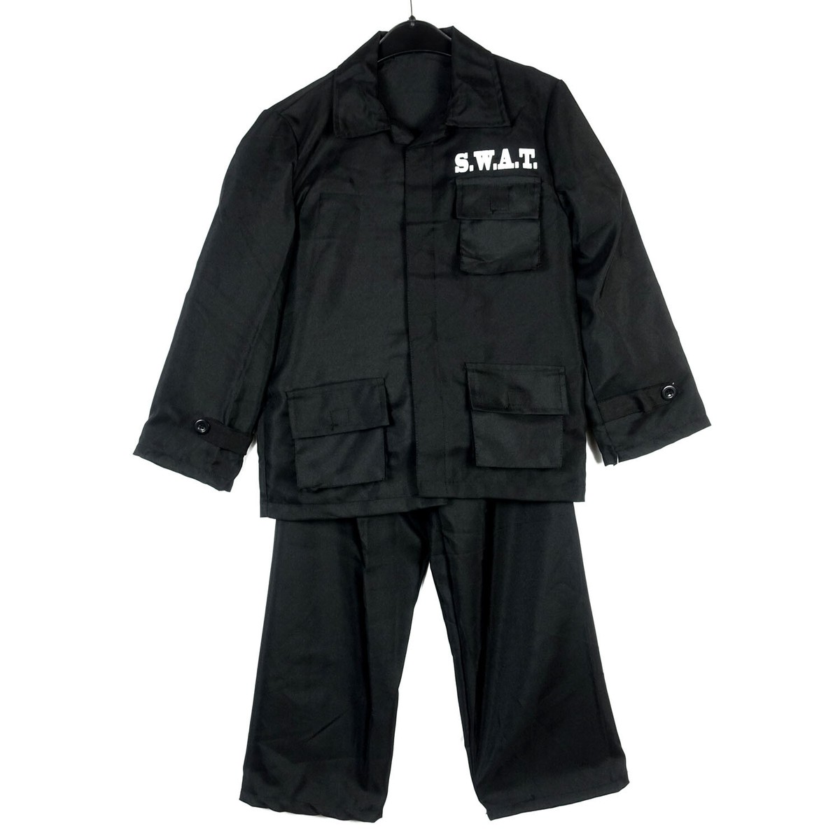 Polizei Kostüm Kinder 3 Jahre - 17-teiliges SWAT Set Mit Weste & Handschellen