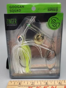 NEW Googan Squad Zinger Spinnerbait Chartreuse White  (1/2oz) - Picture 1 of 2