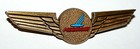 Vintage Plastic 1960-70s Piedmont Airlines Kids Captain Pilots Wings Pin New NOS