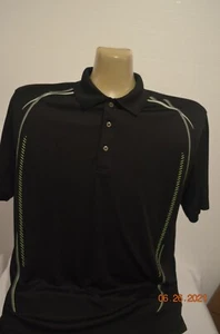 GRANDSLAM POLO GOLF SHIRT BLACK Size XL - Picture 1 of 6