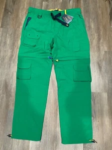 Polo Ralph Lauren Camping Hiking Green Convertible Cargo Sportsman Pants Sz XL - Picture 1 of 11