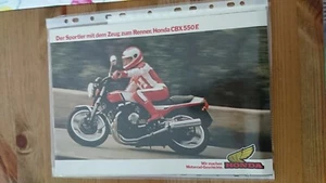 Motorrad Broschüre Honda CBX550 neuwertig - Bild 1 von 1