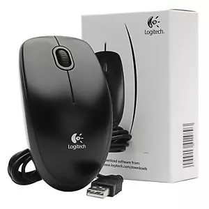 15 x Job Lot Logitech Wired USB B100 Optical Bussines/Office/PC Mouse - Picture 1 of 1