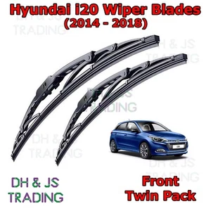 (14-18) Hyundai i20 MK2 Scheibenwischer vorne 24" 16" Haken Typ Scheibenwischer - Bild 1 von 1