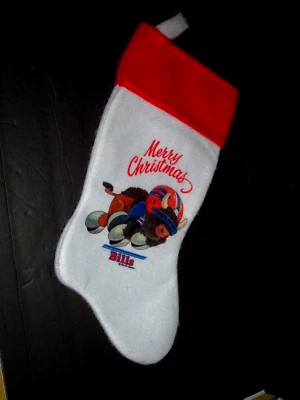 Medias de Navidad vintage NFL Buffalo Bills Huddles 1983 raras 15" Foto 1 de 3