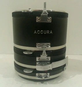 JUEGO DE TUBOS DE EXTENSIÓN DE LENTE ACCURA para NIKON 11mm, 18mm, 36mm -Japón- RARO Encontrar - Imagen 1 de 3