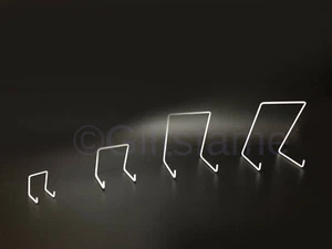 Angled Metal Steel Plate Disk Dish Bowl Display Stand Easel Holder Mount 4 Sizes - Picture 1 of 5