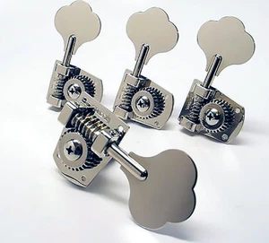 Brand new set of hipshot hb7 tuners for fender mex mexico (4 in line) nickel - Bild 1 von 1