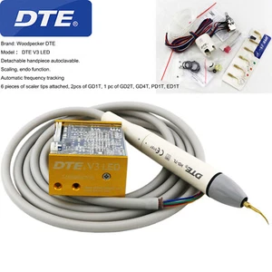 Woodpecker DTE Dental V3 ultrasuoni piezoscaler LED manipolo HD-7L punte ACTEON - Foto 1 di 14