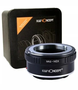 K&F Concept Adapter mark M42-NEX Screw Lens to Sony E-Mount Camera NEX a7R2 - Picture 1 of 6