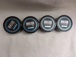 4 Piece Men's Bold Styling Hair Gel / Casual Hold 100ml -3.3 oz Each - Picture 1 of 5