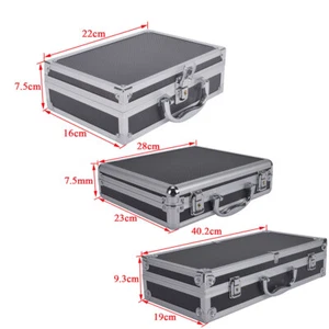 Tactical Hard Pistol Gun Case Padded Hunting Army Hard Carry Case Storage Bag - Picture 1 of 12